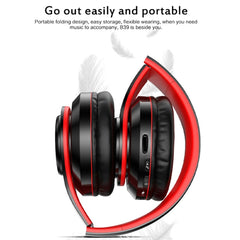 B39 Wireless Bluetooth V5.0 Headset, B39 (Red), B39 (White), B39 (Blue), B39 (Black Red), B39 (Black)