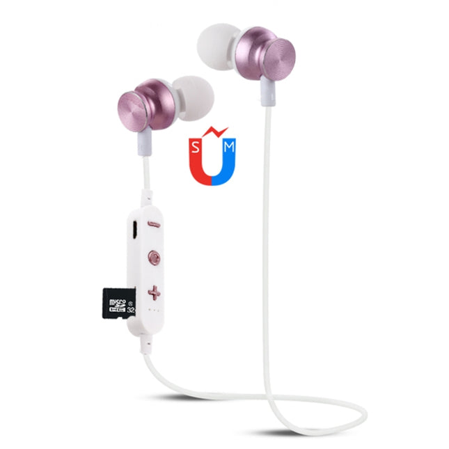 Auriculares Bluetooth F17 con diseño de cuello colgante y Bluetooth 4.2, compatible con reproducción y conmutación de música, control de volumen y respuesta