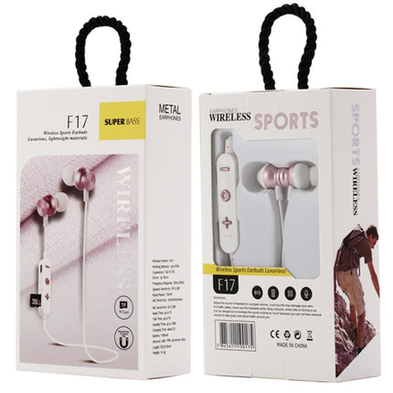 Auriculares Bluetooth F17 con diseño de cuello colgante y Bluetooth 4.2, compatible con reproducción y conmutación de música, control de volumen y respuesta