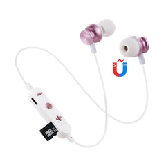 F17 Bluetooth 4.2 Hanging Neck Design Bluetooth Headset, Support Music Play & Switching & Volume Control & Answer