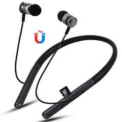 F108 Bluetooth 4.2 Hanging Neck Design Bluetooth Headset, Support Music Play & Switching & Volume Control & Answer