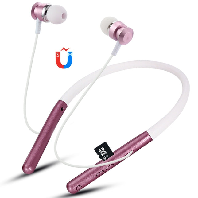 Auriculares Bluetooth F108 con diseño de cuello colgante y Bluetooth 4.2, compatible con reproducción y conmutación de música, control de volumen y respuesta