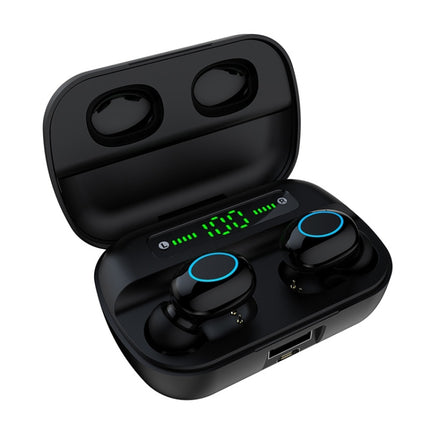 Auriculares Bluetooth S11 TWS Touch con caja de carga magnética, compatible con pantalla LED de alimentación de tres pantallas
