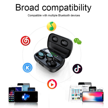 Auriculares Bluetooth S11 TWS Touch con caja de carga magnética, compatible con pantalla LED de alimentación de tres pantallas