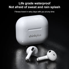 Original Lenovo LivePods LP40 TWS IPX4 Waterproof Bluetooth Earphone with Charging Box, Support Touch & HD Call & Siri & Master-slave Switching, LivePods LP40