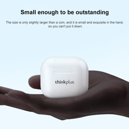 Original Lenovo LivePods LP40 TWS IPX4 wasserdichter Bluetooth-Kopfhörer mit Ladebox, unterstützt Touch- und HD-Anrufe sowie Siri und Master-Slave-Umschaltung, LivePods LP40