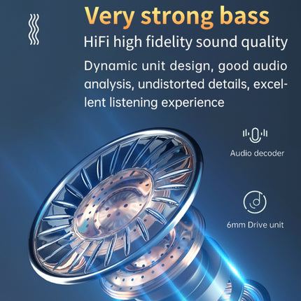 M9 Bluetooth 5.1 TWS Espejo Pantalla digital Auricular inalámbrico Bluetooth con caja de carga Linterna, Soporte táctil y Siri y Pantalla de batería, M9 (Negro)