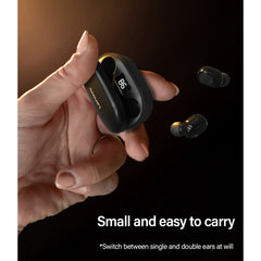 Original Lenovo XT91 Intelligent Noise Reduction Mini Wireless Bluetooth Earphone with Charging Box & LED Power Digital Display, Support Touch & HD Call & Voice Assistant & Dual-mode Earphone