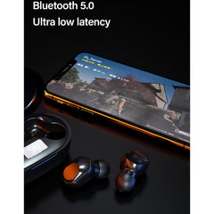 Original Lenovo XT91 Intelligent Noise Reduction Mini Wireless Bluetooth Earphone with Charging Box & LED Power Digital Display, Support Touch & HD Call & Voice Assistant & Dual-mode Earphone