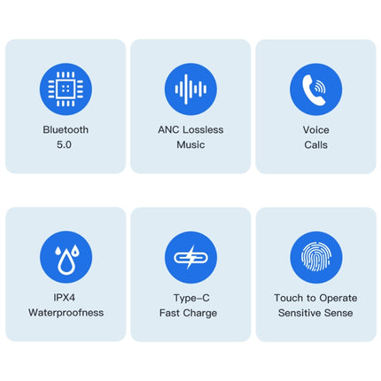 awei TA1 Bluetooth V5.0 Ture Wireless Sports ANC Noise Cancelling IPX4 Waterproof TWS Headset with Charging Case