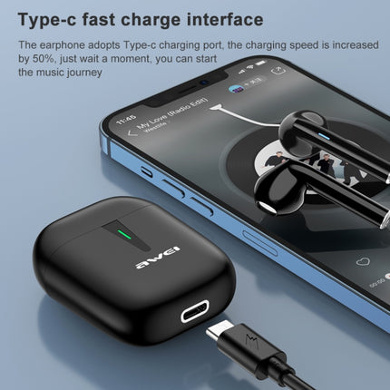 awei T21 Bluetooth V5.0 Ture Wireless Sports TWS Headset with Charging Case