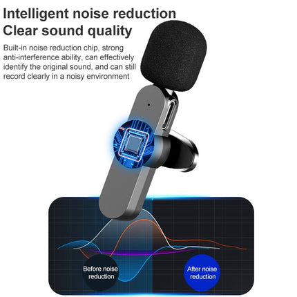 8 Pin Interface Live Broadcast Wireless Lavalier Microphone, 8 Pin