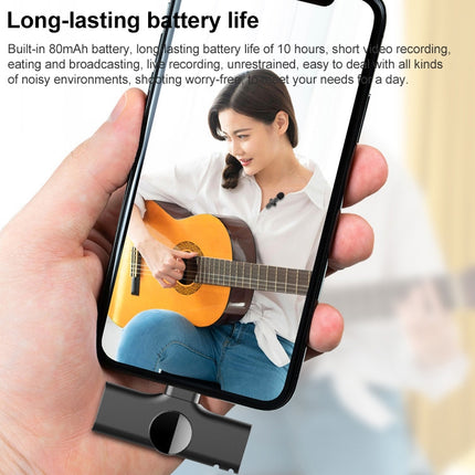 8 Pin Interface Live Broadcast Wireless Lavalier Microphone, 8 Pin