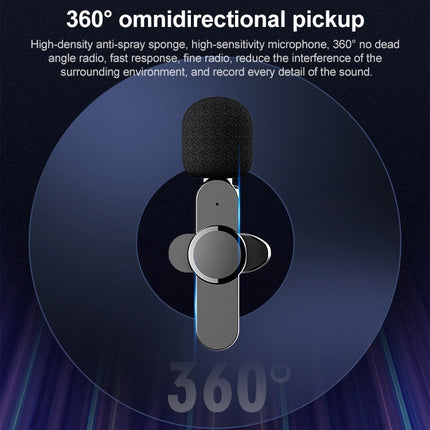 8 Pin Interface Live Broadcast Wireless Lavalier Microphone, 8 Pin