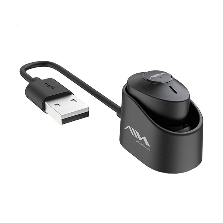 AIN MK-X18S USB-Auto-Einzel-Bluetooth-Kopfhörer mit Ladebox, unterstützt HD-Anrufe und Siri und automatische Kopplung, MK-X18S