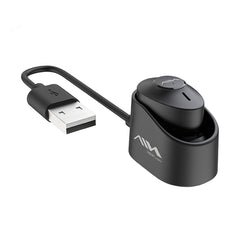 AIN MK-X18S USB-Auto-Einzel-Bluetooth-Kopfhörer mit Ladebox, unterstützt HD-Anrufe und Siri und automatische Kopplung, MK-X18S