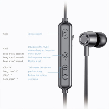 Auriculares inalámbricos deportivos con Bluetooth 5.0 A10 para montar en el cuello