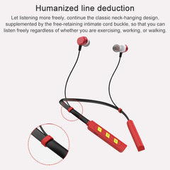 AIN MK-I01 IPX4 Waterproof Neck-mounted Wire-controlled Sports Bluetooth Earphone with Cable Buckle, Support Call & Voice Assistant