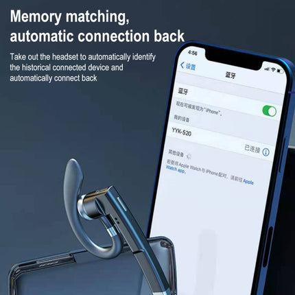 YYK-520 Einzelner drehbarer Ohrbügel, kabelloser Bluetooth-Kopfhörer mit Geräuschunterdrückung, Spezifikation: Vereinfachte Version, YYK-520