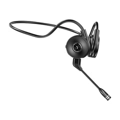 M-1 Back-mounted Touch Noise Reduction Bone Conduction Bluetooth Earphone with Detachable Microphone