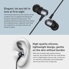 Original Xiaomi 3.5mm Plug Wired Control Aluminum Alloy Earphone, Length: 1.25m, DDQ01WM