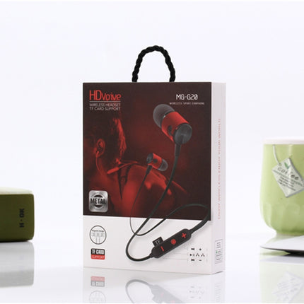 Auriculares deportivos inalámbricos Bluetooth MG-G20 con Bluetooth 4.2, compatible con tarjeta
