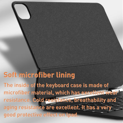 For iPad 10th Gen 10.9 2022 T89 Magic Suspended Bluetooth Keyboard Leather Case, For iPad 10th Gen 10.9 2022