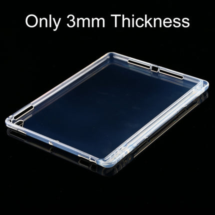 Für iPad Air / Air 2 3mm Stoßfeste Transparente Schutzhülle mit Stiftschlitz, Für iPad Air / Air 2