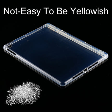 Für iPad Air / Air 2 3mm Stoßfeste Transparente Schutzhülle mit Stiftschlitz, Für iPad Air / Air 2