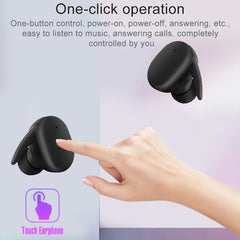 DT-7 IPX Waterproof Bluetooth 5.0 Wireless Bluetooth Earphone with 300mAh Magnetic Charging Box, Support Call, DT-7