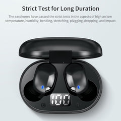 ROCK EB62 TWS Mini Bluetooth Earphone with Magnetic Charging Box, Support LED Power Digital Display & Call