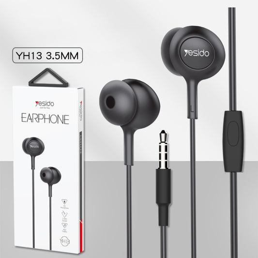 Yesido YH13 3.5mm In-Ear Wired Earphone, Length: 1.2m, YH13