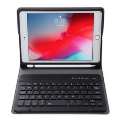 A05B Bluetooth 3.0 Ultra-thin ABS Detachable Bluetooth Keyboard Leather Tablet Case for iPad mini 5 / 4 / 3 / 2, with Holder, For mini 5 / 4 / 3 / 2