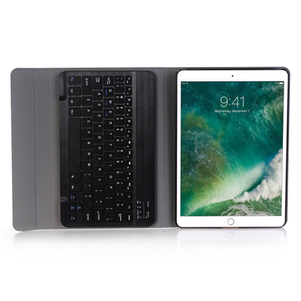 A09 Bluetooth 3.0 Ultra-thin ABS Detachable Bluetooth Keyboard Leather Tablet Case for iPad Air / Pro 10.5 inch (2019), with Holder