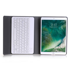 A09 Bluetooth 3.0 Ultra-thin ABS Detachable Bluetooth Keyboard Leather Tablet Case for iPad Air / Pro 10.5 inch (2019), with Holder