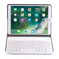 A09 Bluetooth 3.0 Ultra-thin ABS Detachable Bluetooth Keyboard Leather Tablet Case for iPad Air / Pro 10.5 inch (2019), with Holder