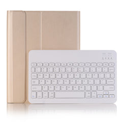 A09B Bluetooth 3.0 Ultra-thin ABS Detachable Bluetooth Keyboard Leather Tablet Case for iPad Air / Pro 10.5 inch (2019), with Pen Slot & Holder