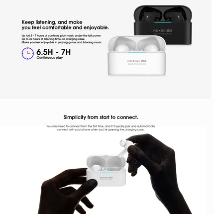 Auriculares inalámbricos con cancelación de ruido y Bluetooth 5.0 ELEPHONE Elepods X con estuche de carga