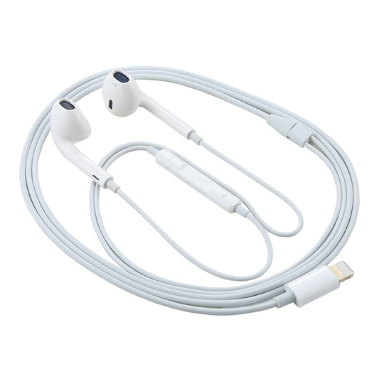 8 Pin Plug Wired Earphone, Support Calls and Music, Cable Lengrh: 1.2m, Support Music And Calls