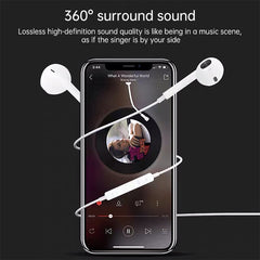 8 Pin Plug Wired Earphone, Support Calls and Music, Cable Lengrh: 1.2m, Support Music And Calls