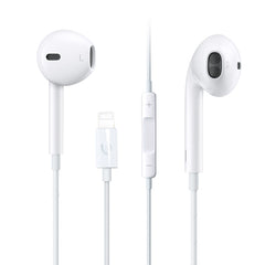 8 Pin Plug Wired Earphone, Support Calls and Music, Cable Lengrh: 1.2m, Support Music And Calls