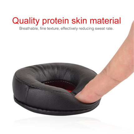 1 par de fundas protectoras de cuero con esponja para auriculares Jabra MOVE