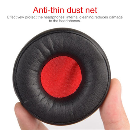 1 par de fundas protectoras de cuero con esponja para auriculares Jabra MOVE