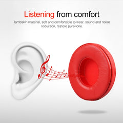 1 Pair Leather Headphone Protective Case for Beats Solo2.0 / Solo3.0, Wireless Version