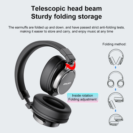 awei A710BL Foldable ANC Noise Cancelling Bluetooth Wireless Headset