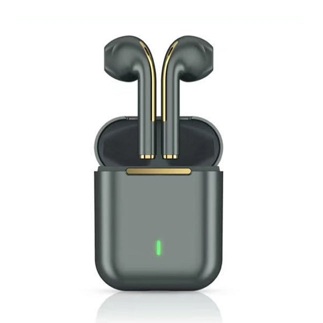 J18 Bluetooth 5.0 TWS Wireless Binaural Bluetooth Earphone with Charging Box, J18 (Green), J18 (Rose Gold), J18 (Black)