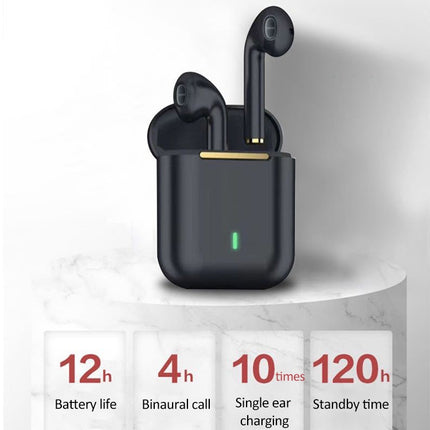 Auriculares inalámbricos Bluetooth 5.0 TWS J18 con estuche de carga, J18 (verde), J18 (oro rosa), J18 (blanco), J18 (negro)