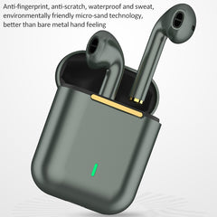 J18 Bluetooth 5.0 TWS Wireless Binaural Bluetooth Earphone with Charging Box, J18 (Green), J18 (Rose Gold), J18 (White), J18 (Black)