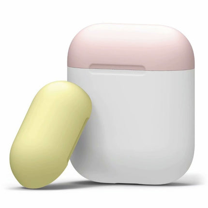 Three Color Dropproof Wireless Earphones Charging Box Protective Case for Apple AirPods 1/2 (White Pink Blue), IP6D3493A, IP6D3493B, IP6D3493C, IP6D3493D, IP6D3493E, IP6D3493F, IP6D3493G, IP6D3493H, IP6D3493I