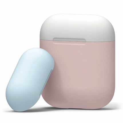Three Color Dropproof Wireless Earphones Charging Box Protective Case for Apple AirPods 1/2 (White Pink Blue), IP6D3493A, IP6D3493B, IP6D3493C, IP6D3493D, IP6D3493E, IP6D3493F, IP6D3493G, IP6D3493H, IP6D3493I